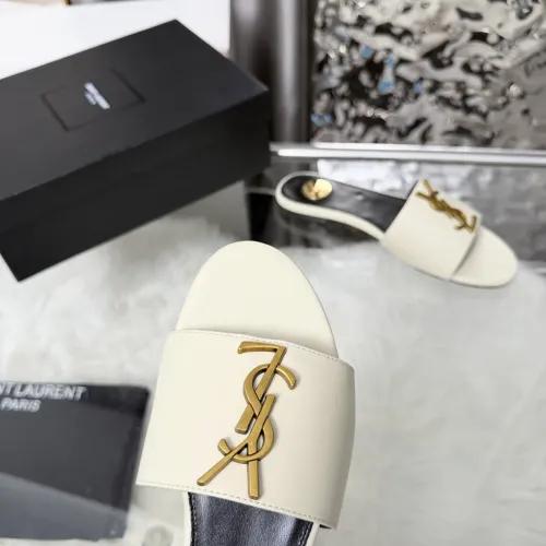 Replica Yves Saint Laurent YSL Slippers For Women #1482573 $85.00 USD for Wholesale