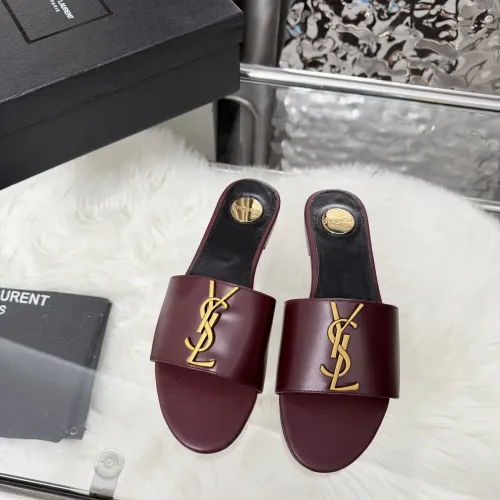 Replica Yves Saint Laurent YSL Slippers For Women #1482574 $85.00 USD for Wholesale
