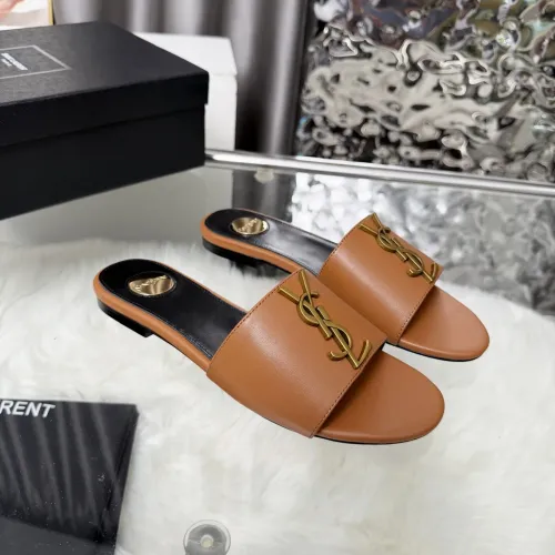 Wholesale Yves Saint Laurent YSL Slippers For Women #1482576 $85.00 USD, Wholesale Quality Replica Yves Saint Laurent YSL Slippers