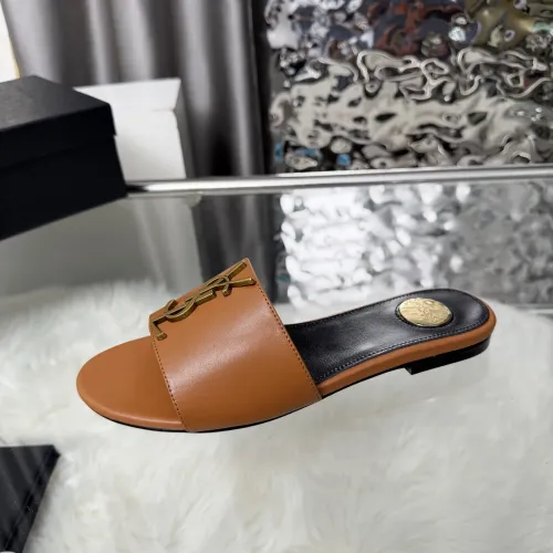 Replica Yves Saint Laurent YSL Slippers For Women #1482576 $85.00 USD for Wholesale