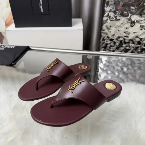 Wholesale Yves Saint Laurent YSL Slippers For Women #1482585 $88.00 USD, Wholesale Quality Replica Yves Saint Laurent YSL Slippers