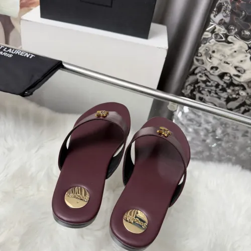 Replica Yves Saint Laurent YSL Slippers For Women #1482585 $88.00 USD for Wholesale