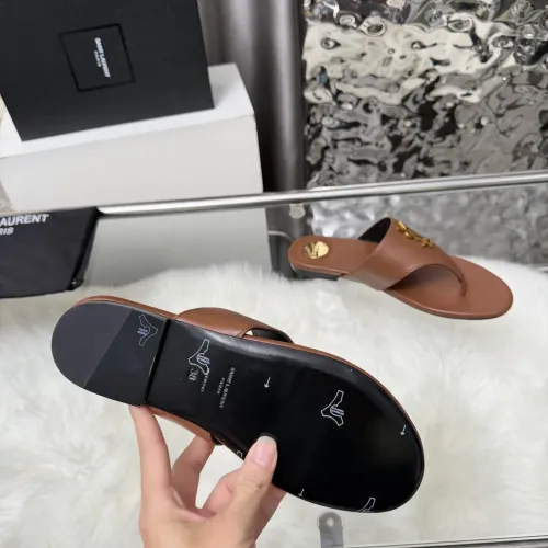 Replica Yves Saint Laurent YSL Slippers For Women #1482586 $88.00 USD for Wholesale