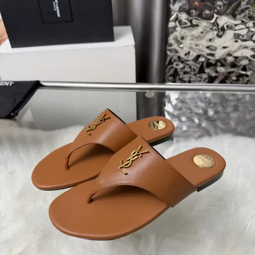Wholesale Yves Saint Laurent YSL Slippers For Women #1482589 $88.00 USD, Wholesale Quality Replica Yves Saint Laurent YSL Slippers