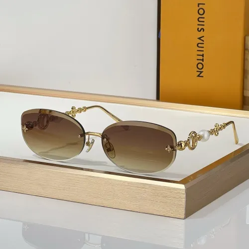 Wholesale Louis Vuitton AAA Quality Sunglasses #1482593 $60.00 USD, Wholesale Quality Replica Louis Vuitton AAA Quality Sunglasses