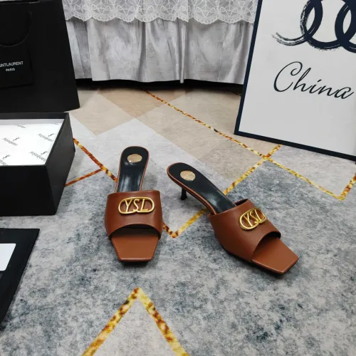 Replica Yves Saint Laurent YSL Slippers For Women #1482613 $115.00 USD for Wholesale
