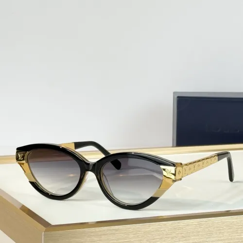 Wholesale Louis Vuitton AAA Quality Sunglasses #1482615 $64.00 USD, Wholesale Quality Replica Louis Vuitton AAA Quality Sunglasses