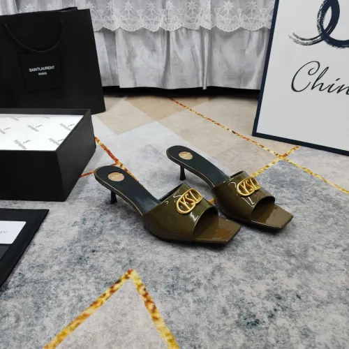 Wholesale Yves Saint Laurent YSL Slippers For Women #1482624 $115.00 USD, Wholesale Quality Replica Yves Saint Laurent YSL Slippers