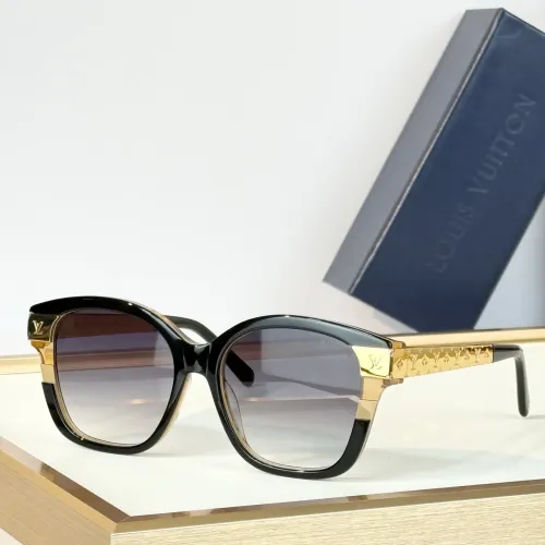 Wholesale Louis Vuitton AAA Quality Sunglasses #1482625 $64.00 USD, Wholesale Quality Replica Louis Vuitton AAA Quality Sunglasses