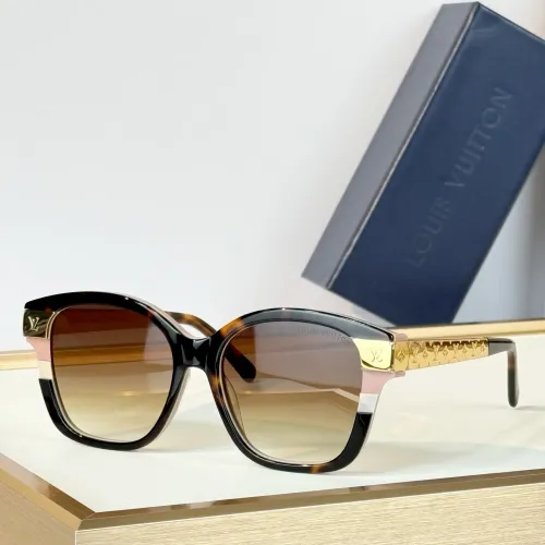 Wholesale Louis Vuitton AAA Quality Sunglasses #1482627 $64.00 USD, Wholesale Quality Replica Louis Vuitton AAA Quality Sunglasses