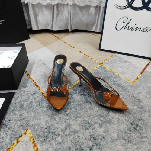 Replica Yves Saint Laurent YSL Slippers For Women #1482633 $112.00 USD for Wholesale