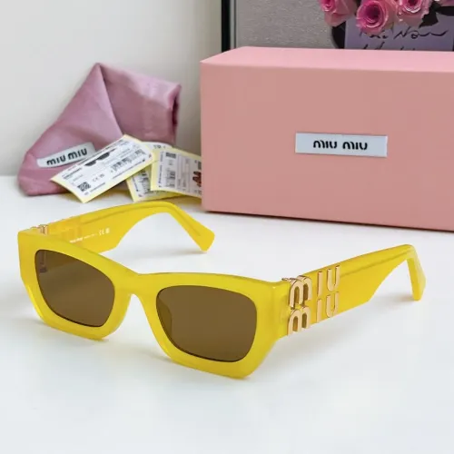 Wholesale MIU MIU AAA Quality Sunglasses #1482637 $64.00 USD, Wholesale Quality Replica MIU MIU AAA Sunglasses