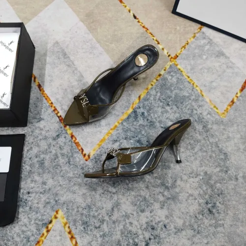 Replica Yves Saint Laurent YSL Slippers For Women #1482639 $112.00 USD for Wholesale