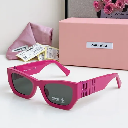 Wholesale MIU MIU AAA Quality Sunglasses #1482641 $64.00 USD, Wholesale Quality Replica MIU MIU AAA Sunglasses