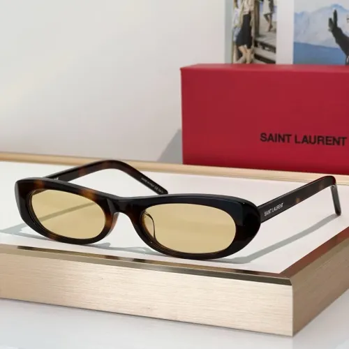 Wholesale Yves Saint Laurent YSL AAA Quality Sunglasses #1482691 $64.00 USD, Wholesale Quality Replica Yves Saint Laurent YSL AAA Quality Sunglasses