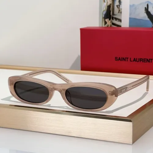 Wholesale Yves Saint Laurent YSL AAA Quality Sunglasses #1482692 $64.00 USD, Wholesale Quality Replica Yves Saint Laurent YSL AAA Quality Sunglasses