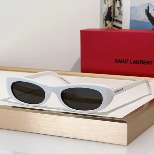 Wholesale Yves Saint Laurent YSL AAA Quality Sunglasses #1482695 $64.00 USD, Wholesale Quality Replica Yves Saint Laurent YSL AAA Quality Sunglasses