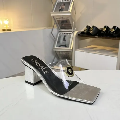 Replica Versace Slippers For Women #1482781 $82.00 USD for Wholesale