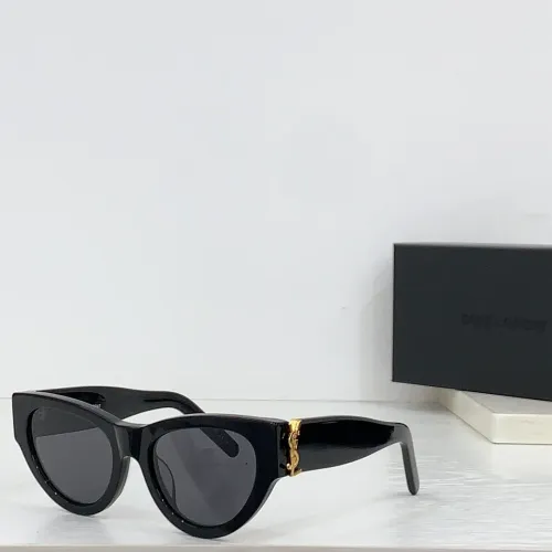 Wholesale Yves Saint Laurent YSL AAA Quality Sunglasses #1482794 $60.00 USD, Wholesale Quality Replica Yves Saint Laurent YSL AAA Quality Sunglasses