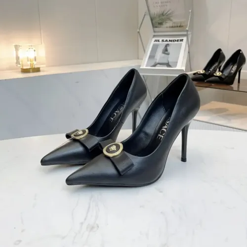 Wholesale Versace High-Heeled Shoes For Women #1482824 $80.00 USD, Wholesale Quality Replica Versace High-Heeled Shoes
