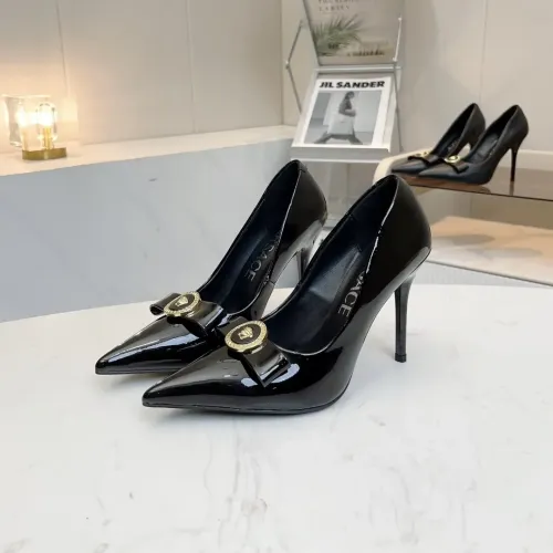 Wholesale Versace High-Heeled Shoes For Women #1482825 $80.00 USD, Wholesale Quality Replica Versace High-Heeled Shoes