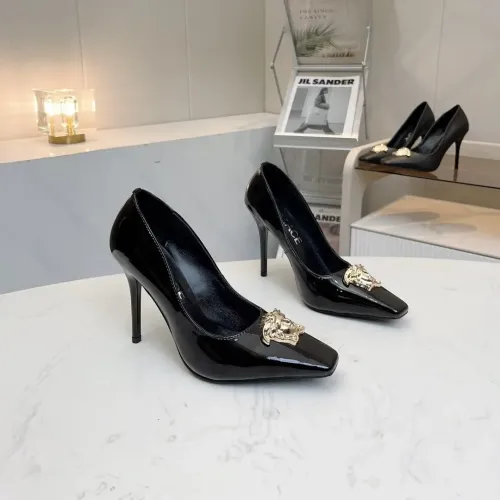 Replica Versace High-Heeled Shoes For Women #1482827 $80.00 USD for Wholesale