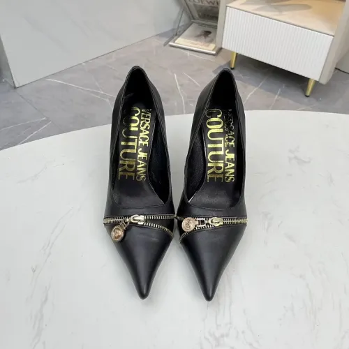 Replica Versace High-Heeled Shoes For Women #1482835 $82.00 USD for Wholesale