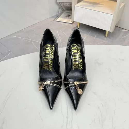 Replica Versace High-Heeled Shoes For Women #1482836 $82.00 USD for Wholesale