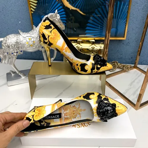 Replica Versace High-Heeled Shoes For Women #1482837 $82.00 USD for Wholesale