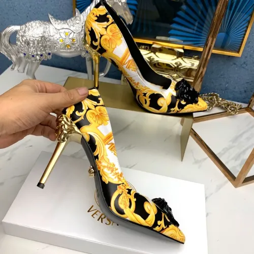 Replica Versace High-Heeled Shoes For Women #1482837 $82.00 USD for Wholesale