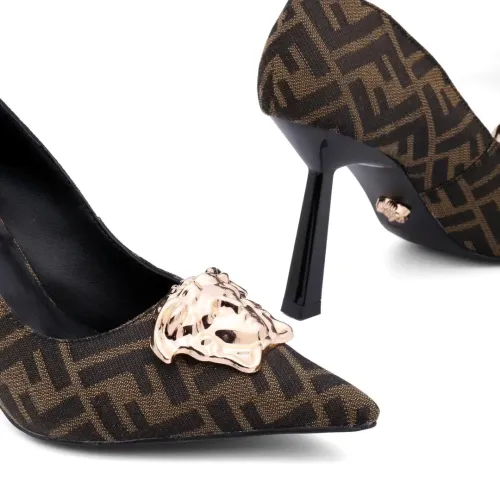 Replica Versace High-Heeled Shoes For Women #1482884 $80.00 USD for Wholesale