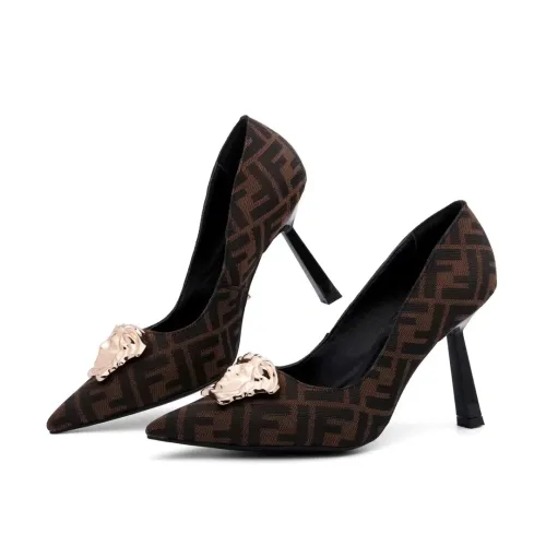 Replica Versace High-Heeled Shoes For Women #1482886 $80.00 USD for Wholesale