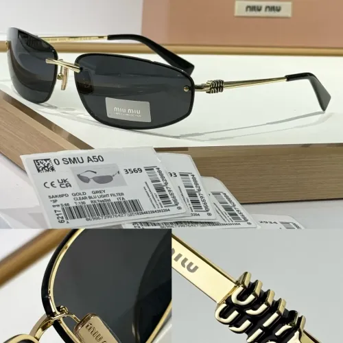 Wholesale MIU MIU AAA Quality Sunglasses #1482887 $68.00 USD, Wholesale Quality Replica MIU MIU AAA Sunglasses