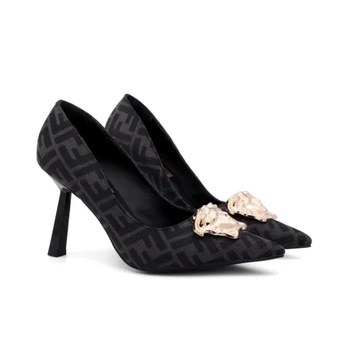 Wholesale Versace High-Heeled Shoes For Women #1482888 $80.00 USD, Wholesale Quality Replica Versace High-Heeled Shoes