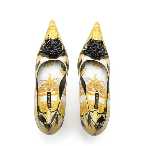 Replica Versace High-Heeled Shoes For Women #1482889 $96.00 USD for Wholesale