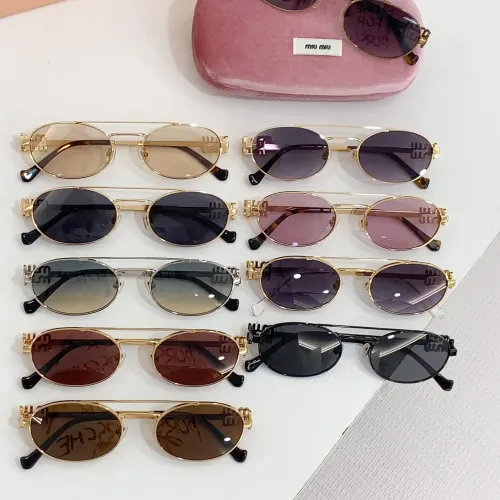 Replica MIU MIU AAA Quality Sunglasses #1482900 $60.00 USD for Wholesale