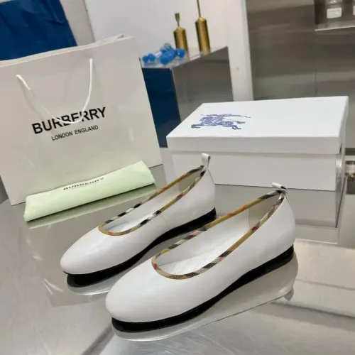 Wholesale Burberry Flat Shoes For Women #1482948 $85.00 USD, Wholesale Quality Replica Burberry Flat Shoes