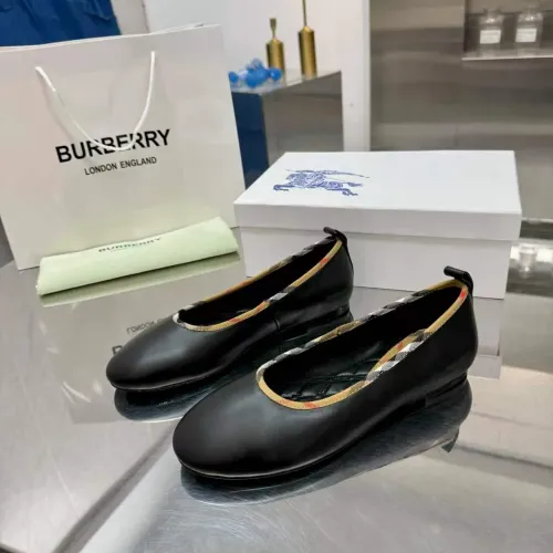 Wholesale Burberry Flat Shoes For Women #1482949 $85.00 USD, Wholesale Quality Replica Burberry Flat Shoes