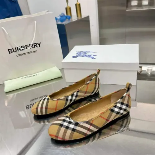 Wholesale Burberry Flat Shoes For Women #1482950 $85.00 USD, Wholesale Quality Replica Burberry Flat Shoes