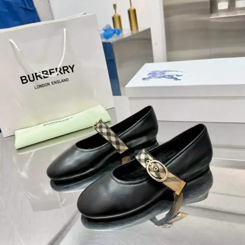 Wholesale Burberry Flat Shoes For Women #1482952 $85.00 USD, Wholesale Quality Replica Burberry Flat Shoes