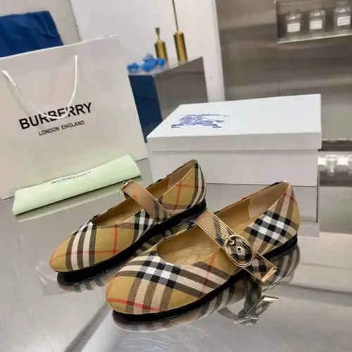 Wholesale Burberry Flat Shoes For Women #1482953 $85.00 USD, Wholesale Quality Replica Burberry Flat Shoes