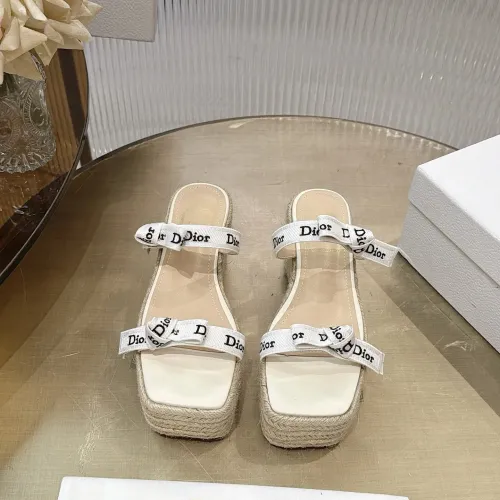 Replica Christian Dior Slippers For Women #1482960 $96.00 USD for Wholesale