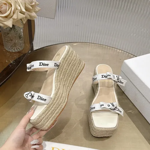 Replica Christian Dior Slippers For Women #1482960 $96.00 USD for Wholesale