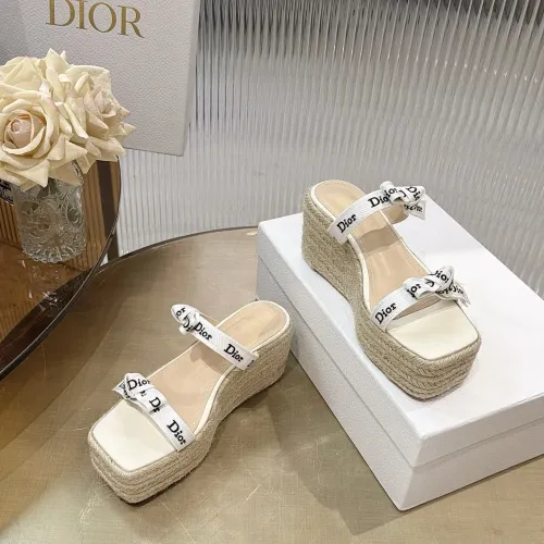 Replica Christian Dior Slippers For Women #1482960 $96.00 USD for Wholesale