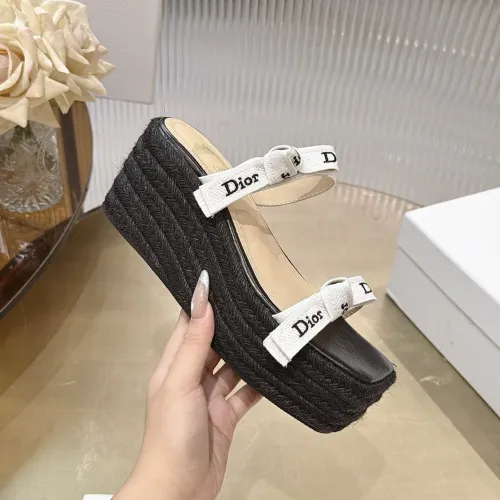 Replica Christian Dior Slippers For Women #1482961 $96.00 USD for Wholesale