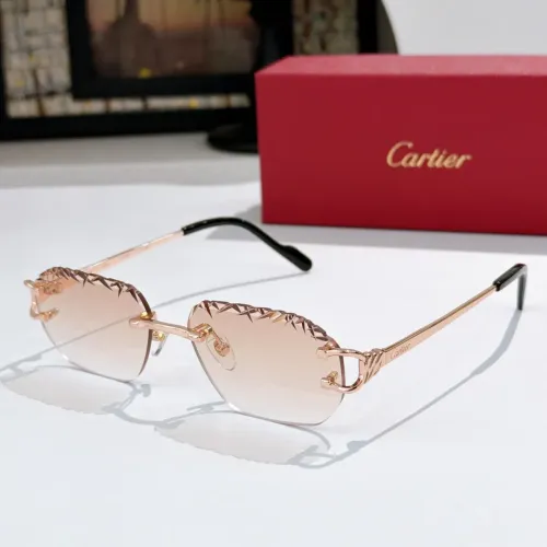 Wholesale Cartier AAA Quality Sunglassess #1483030 $60.00 USD, Wholesale Quality Replica Cartier AAA Quality Sunglassess