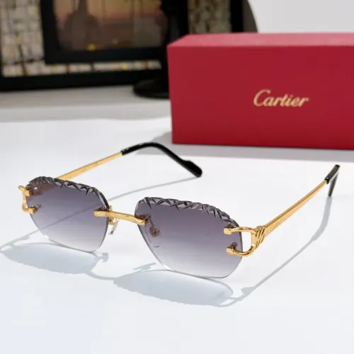Wholesale Cartier AAA Quality Sunglassess #1483032 $60.00 USD, Wholesale Quality Replica Cartier AAA Quality Sunglassess