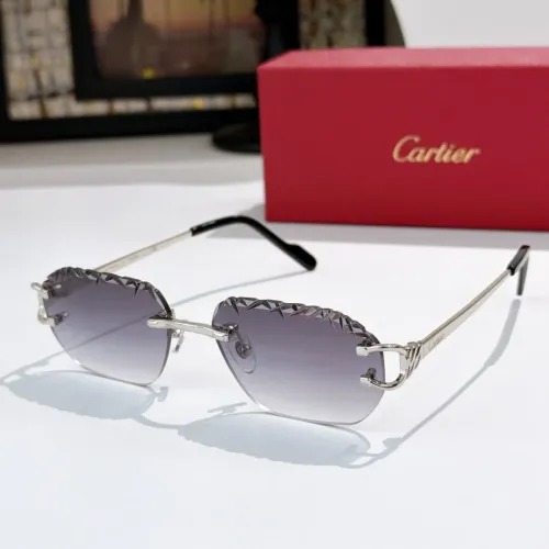Wholesale Cartier AAA Quality Sunglassess #1483033 $60.00 USD, Wholesale Quality Replica Cartier AAA Quality Sunglassess