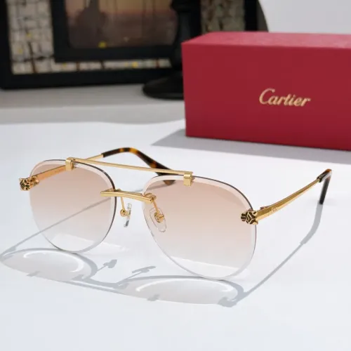 Wholesale Cartier AAA Quality Sunglassess #1483040 $60.00 USD, Wholesale Quality Replica Cartier AAA Quality Sunglassess