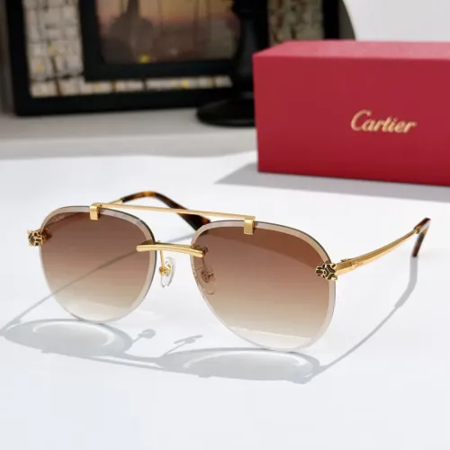 Wholesale Cartier AAA Quality Sunglassess #1483043 $60.00 USD, Wholesale Quality Replica Cartier AAA Quality Sunglassess